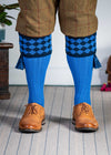 The Fownhope Shooting Socks and Garter, Azure