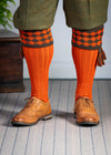 The Fownhope Shooting Socks and Garter, Nasturtium