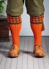 The Fownhope Shooting Socks and Garter, Nasturtium