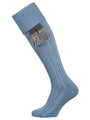 The Dormington Cushion Sole Cotton Shooting Sock, Airforce Marl