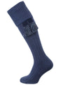 The Dormington Cushion Sole Cotton Shooting Sock, Ink Marl