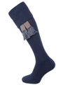 The Dormington Cotton Shooting Sock with Cushion Sole, Midnight Marl