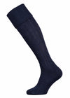 Full length knitted cotton sock with turnover and full cushion foot.