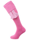 The Bosbury Cotton Cushion Foot Shooting Sock, Flamingo