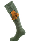 The Bosbury Cotton Cushion Foot Shooting Sock, Moss