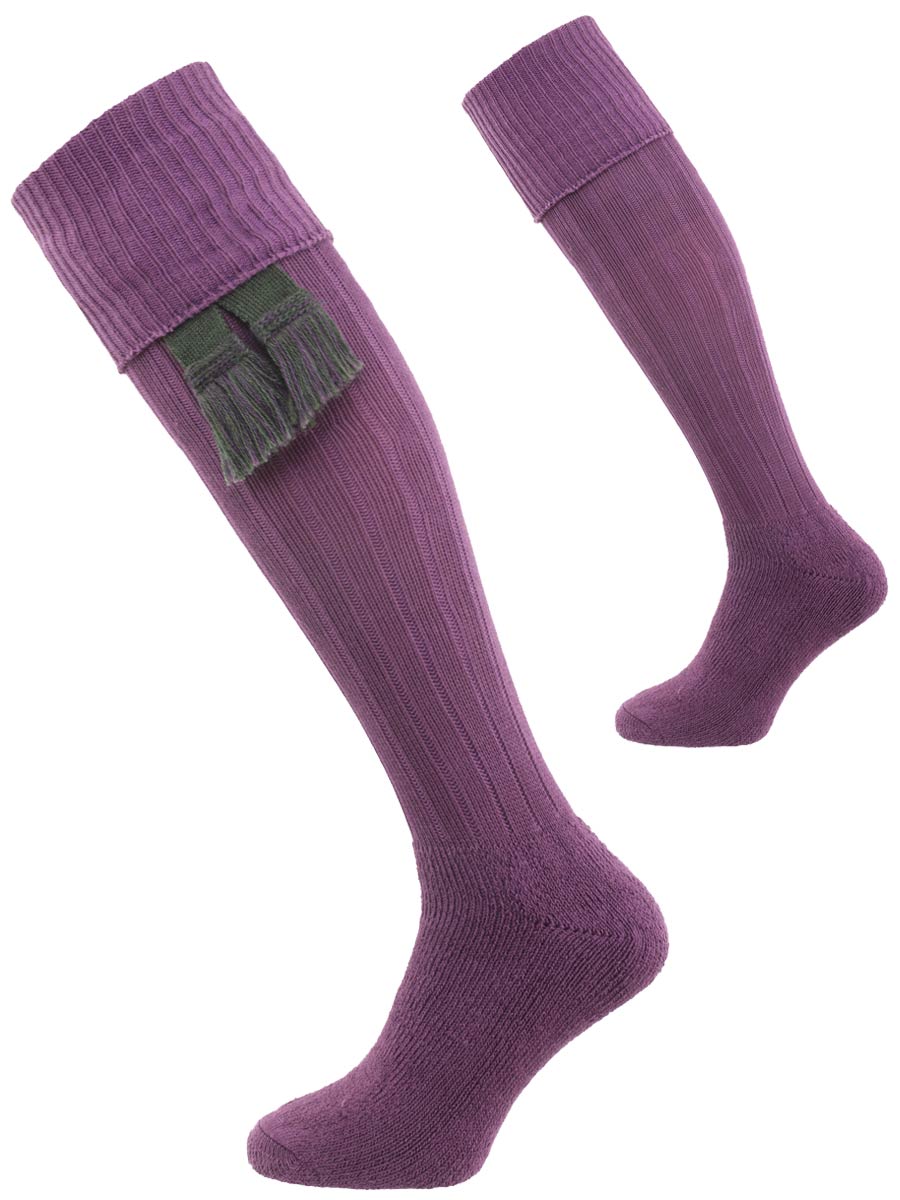 The Bosbury Cotton Cushion Foot Shooting Sock, Teasel