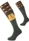The Grand Merino Wool Shooting Sock, Hunter
