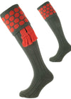 The Grenadier Merino Wool Shooting Sock, Hunter