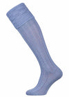 Baby blue woollen shooting sock 
