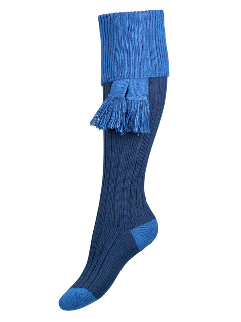 The Lady Lomond Shooting Sock, Kensington Blue & Azure