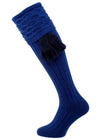 The Crown Merino Wool Shooting Sock, Bluebird