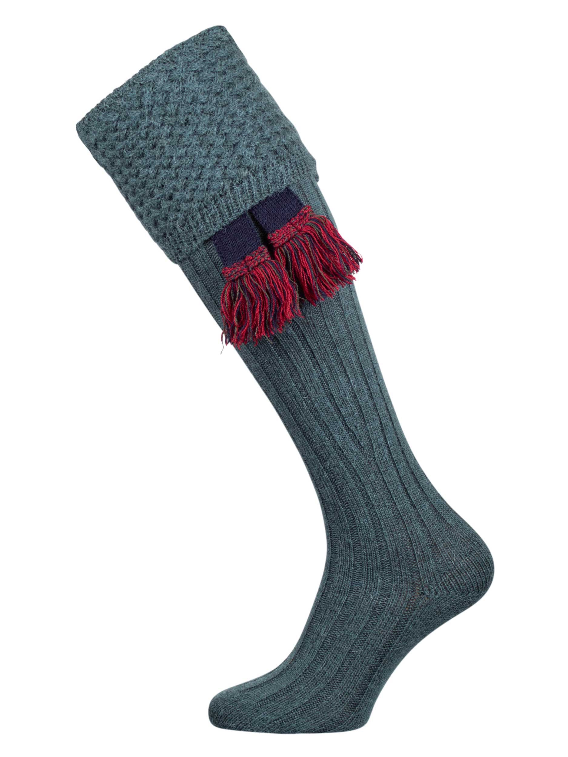 The King Alpaca Blend Shooting Sock, Mallard