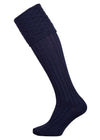 The Savile Merino Wool Shooting Sock, Navy