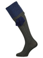 Merino wool shooting sock in dark green 