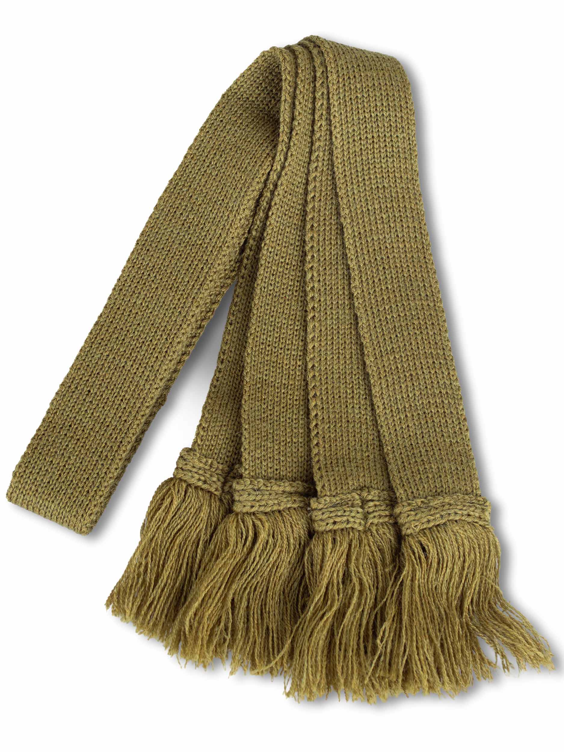 Old Sage Plain Merino Wool Garter Ties