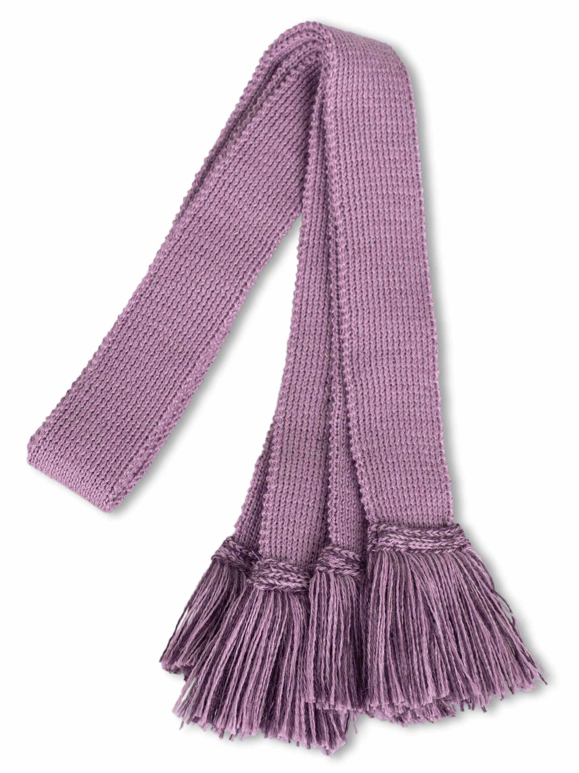 Two-Tone Lilac & Thistle Garter Ties