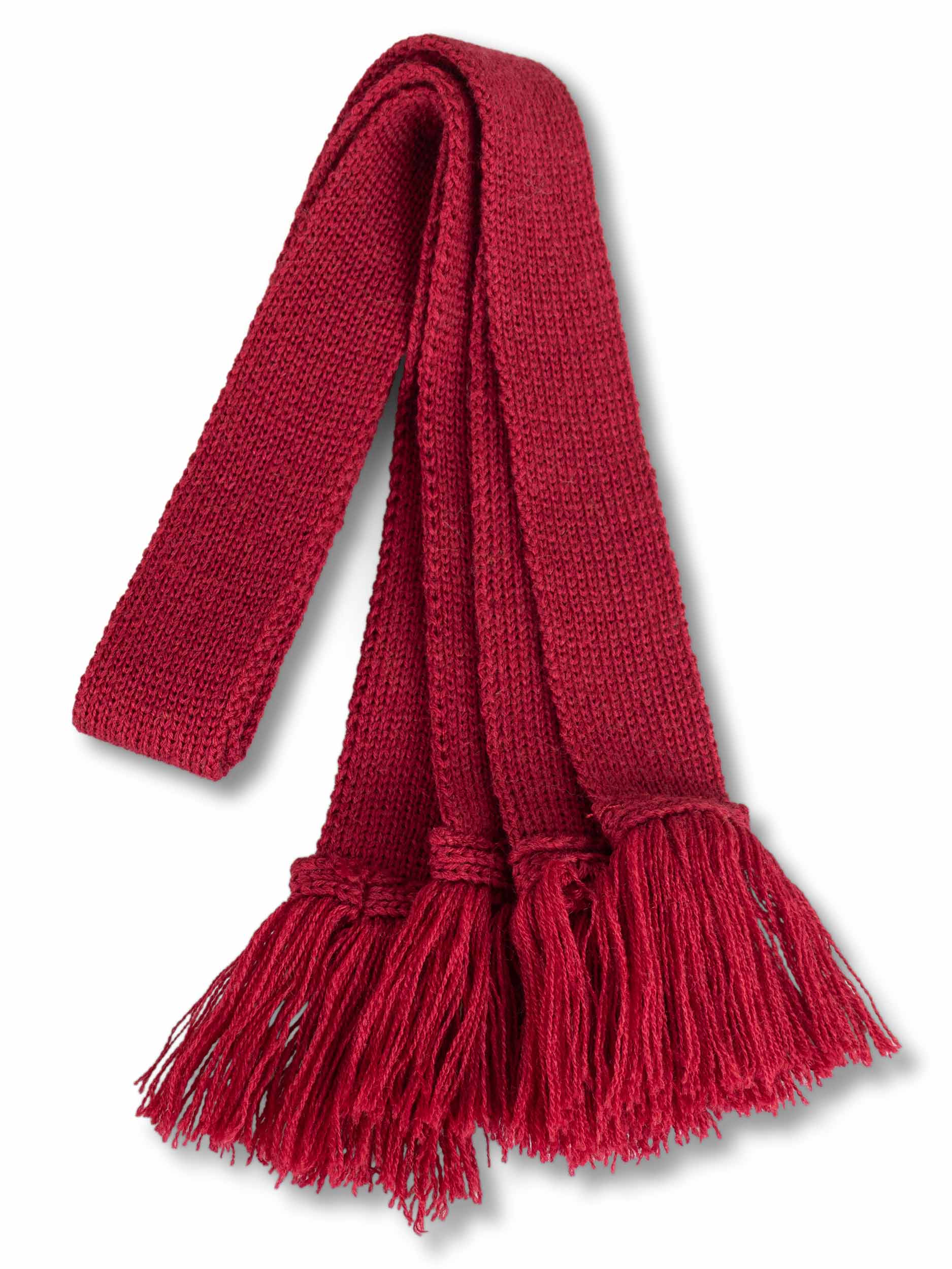 Deep Red, Shooting Sock Garter Ties | The Shooting Sock Co