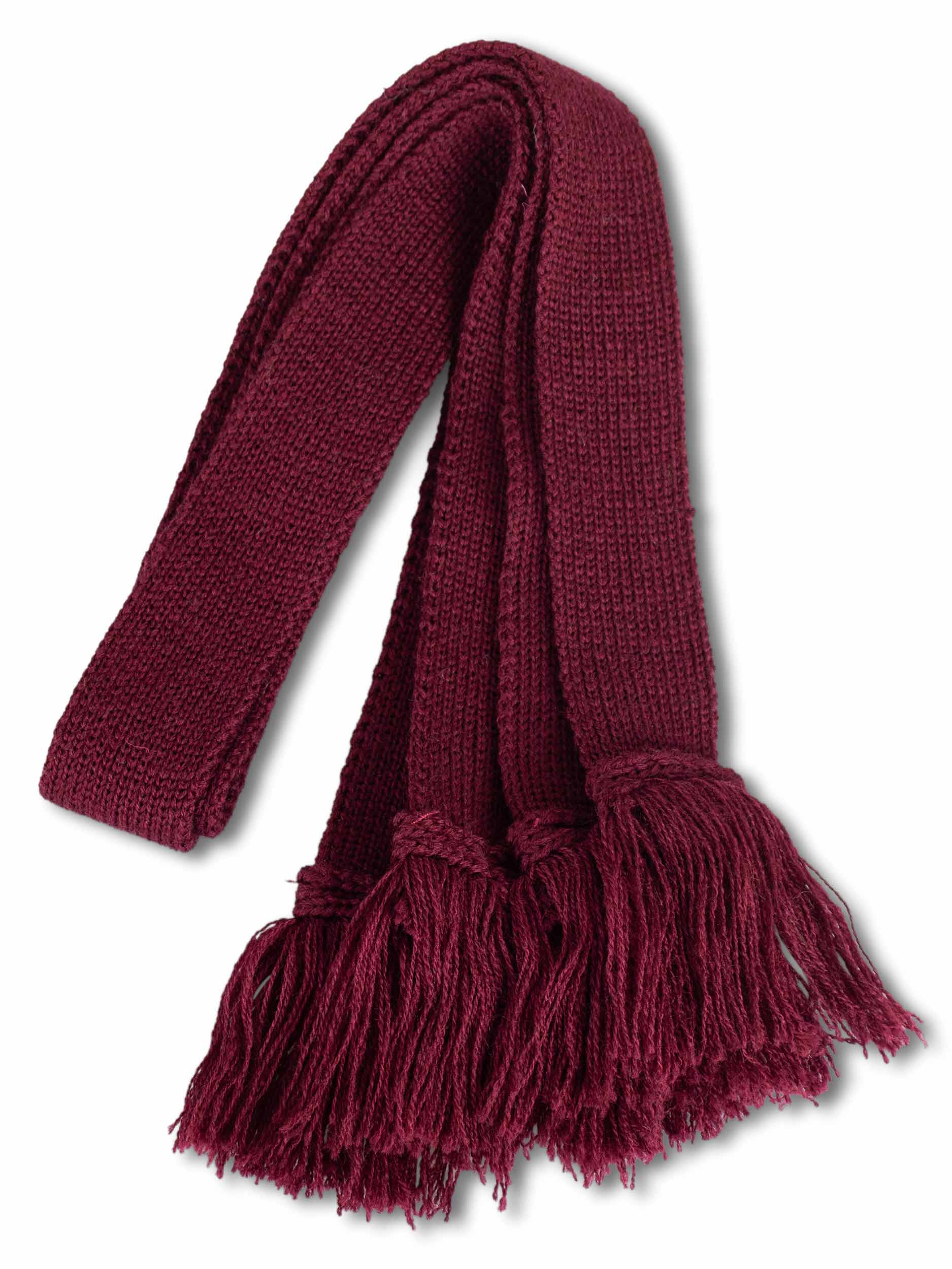 Burgundy, Shooting Sock Garter Ties | The Shooting Sock Co