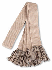 Oatmeal & Dark Natural, Shooting Sock Garter Ties | The Shooting Sock Co
