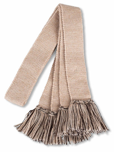 Oatmeal & Dark Natural, Shooting Sock Garter Ties | The Shooting Sock Co