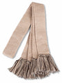 Oatmeal & Dark Natural, Shooting Sock Garter Ties | The Shooting Sock Co