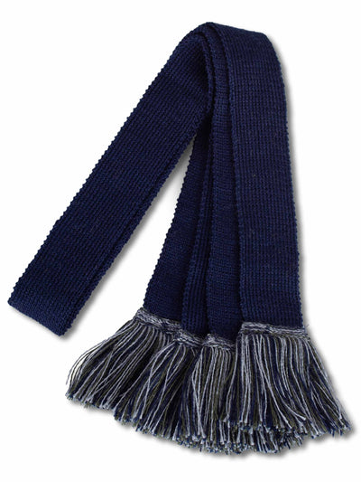 Navy with Navy, Spruce & Mid Grey, Shooting Sock Garter Ties | The Shooting Sock Co