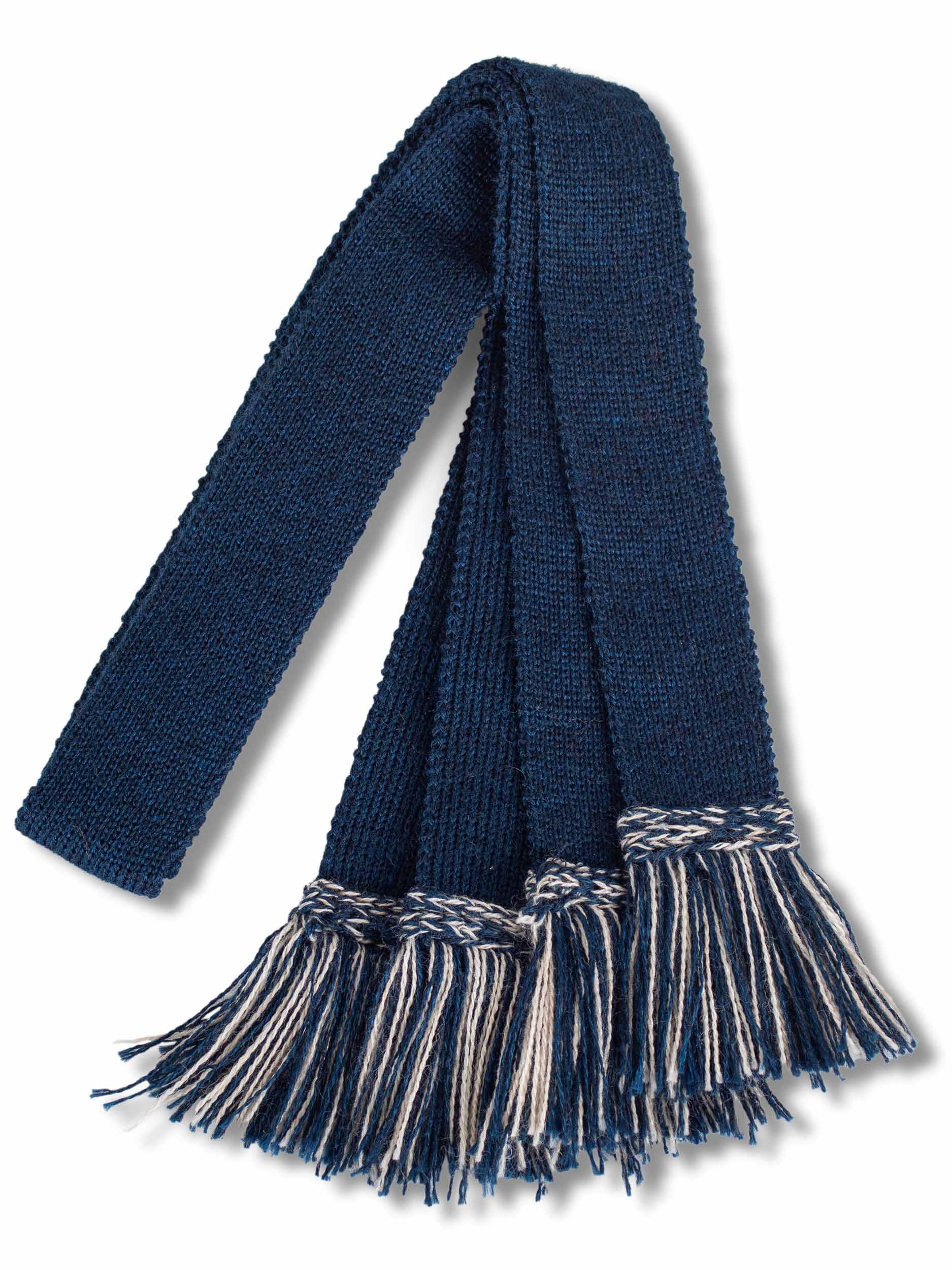 Indigo & Linen, Shooting Sock Garter Ties | The Shooting Sock Co