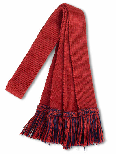 Paprika & Dark Blue, Shooting Sock Garter Ties | The Shooting Sock Co