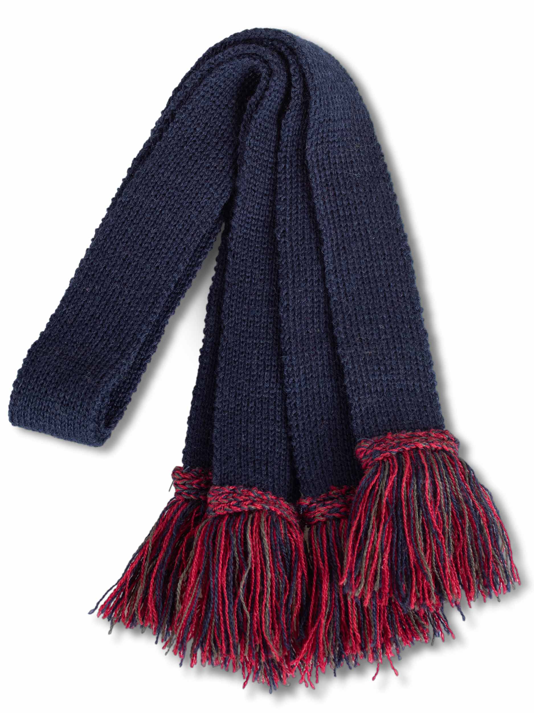 Mid Navy, Shooting Sock Garter Ties | The Shooting Sock Co