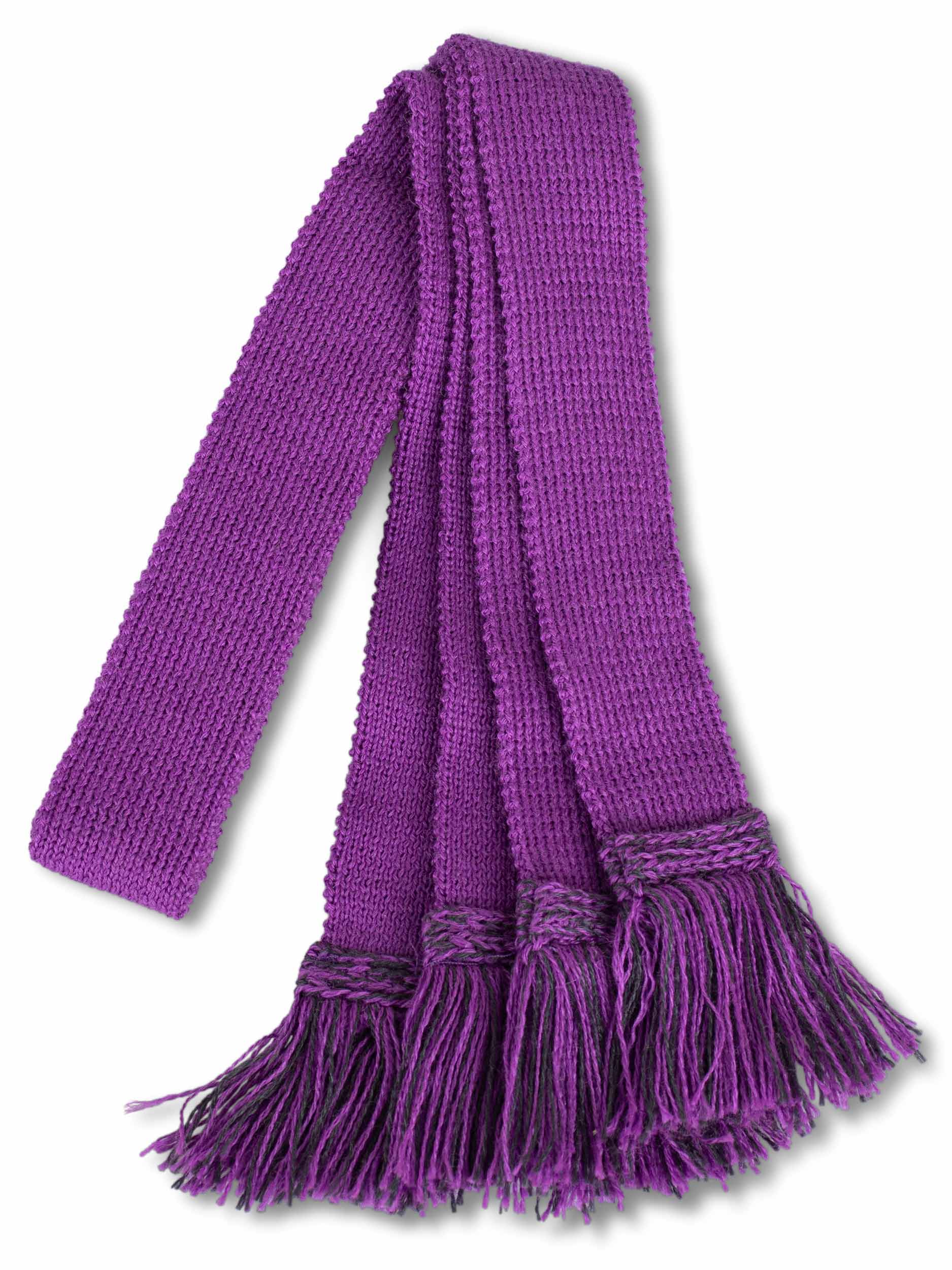 Orchid & Anthracite, Shooting Sock Garter Ties | The Shooting Sock Co