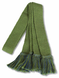 Moss Green & St Andrews Blue, Shooting Sock Garter Ties | The Shooting Sock Co
