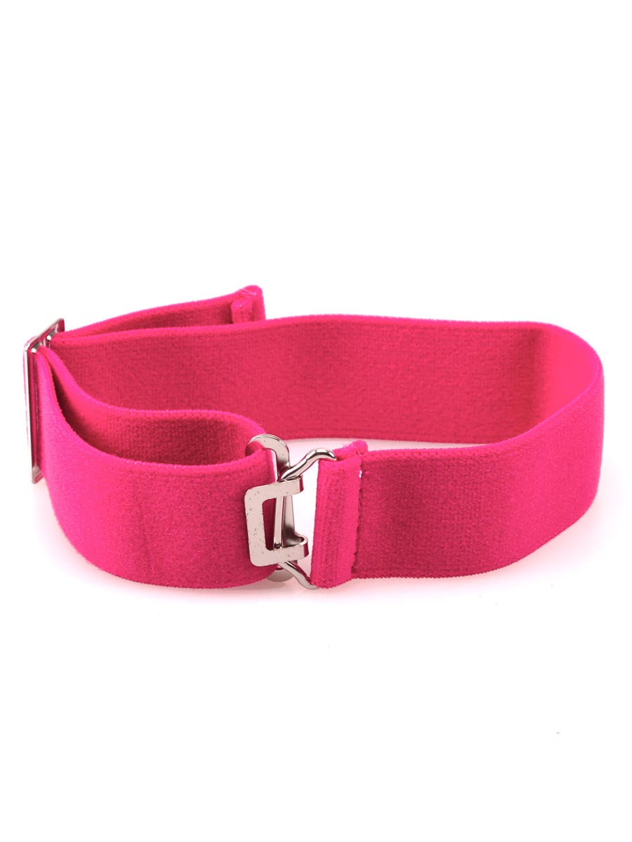 Cerise Pink, Soft Elasticated Fully Adjustable Sock Garters