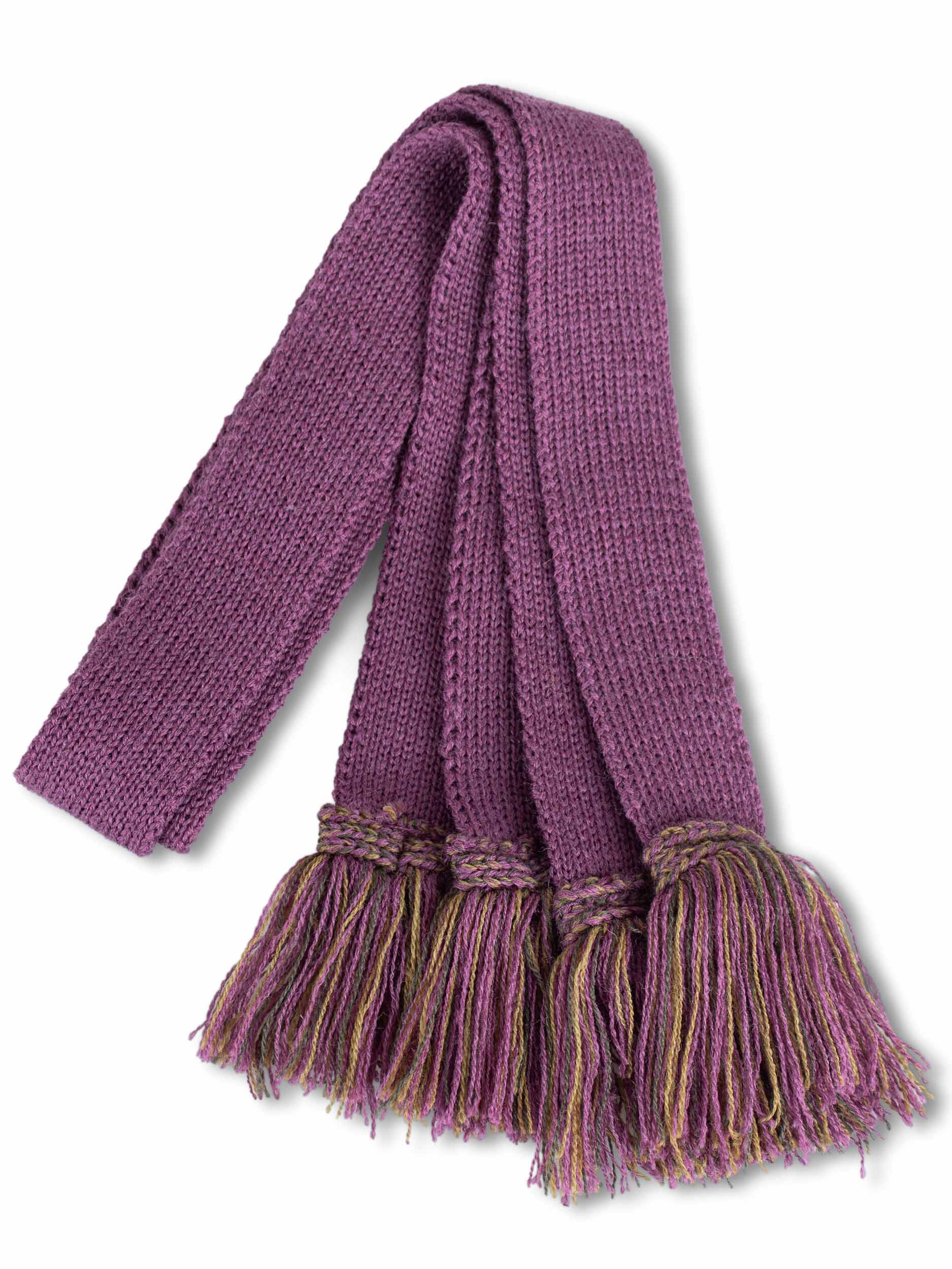 Damson, Shooting Sock Garter Ties | The Shooting Sock Co