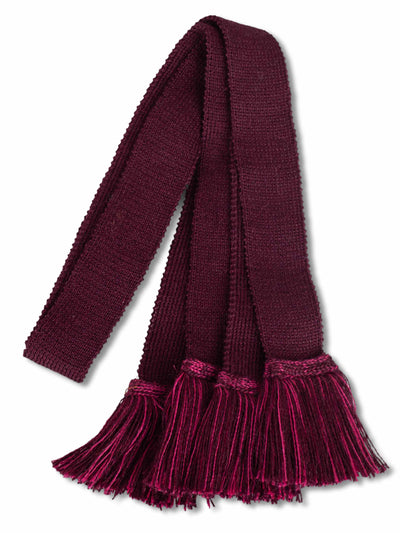 Rioja & Crushed Raspberry, Shooting Sock Garter Ties | The Shooting Sock Co