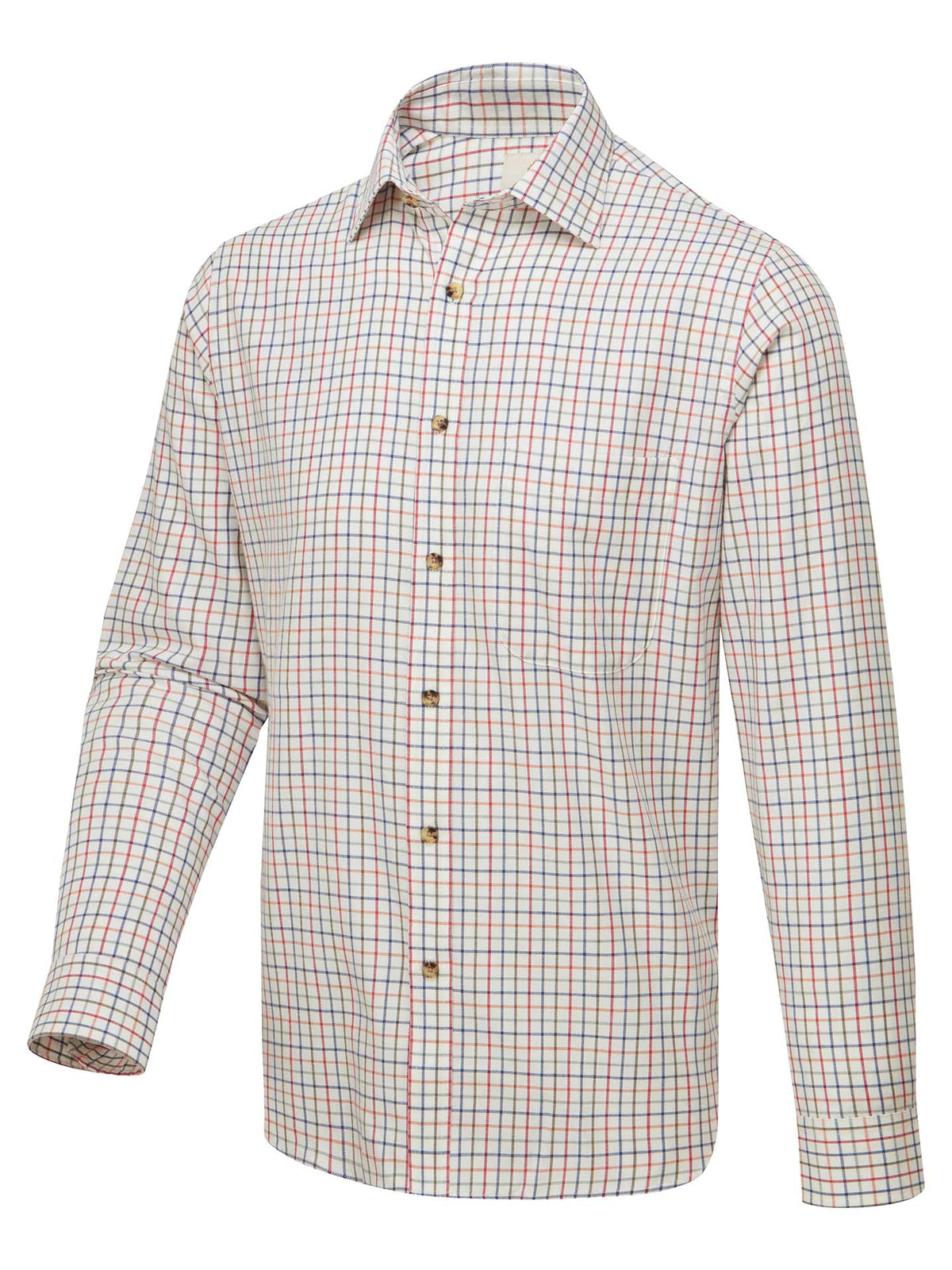 Men's classic country shirt, plum pattern