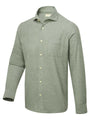 Viyella Mens brushed cotton country shirt, green melange