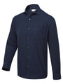 Viyella men's navy brushed cotton flannel shirt