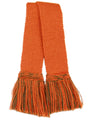 Two-Tone Burnt Orange & Spruce Garter Ties