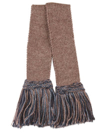 Tri Colour Bison with Bison, Navy & Blue Mix Garter Ties