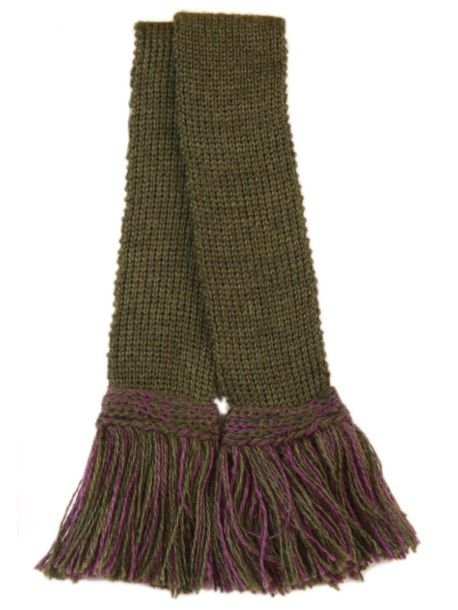 Two-Tone Spruce & Thistle Garter Ties