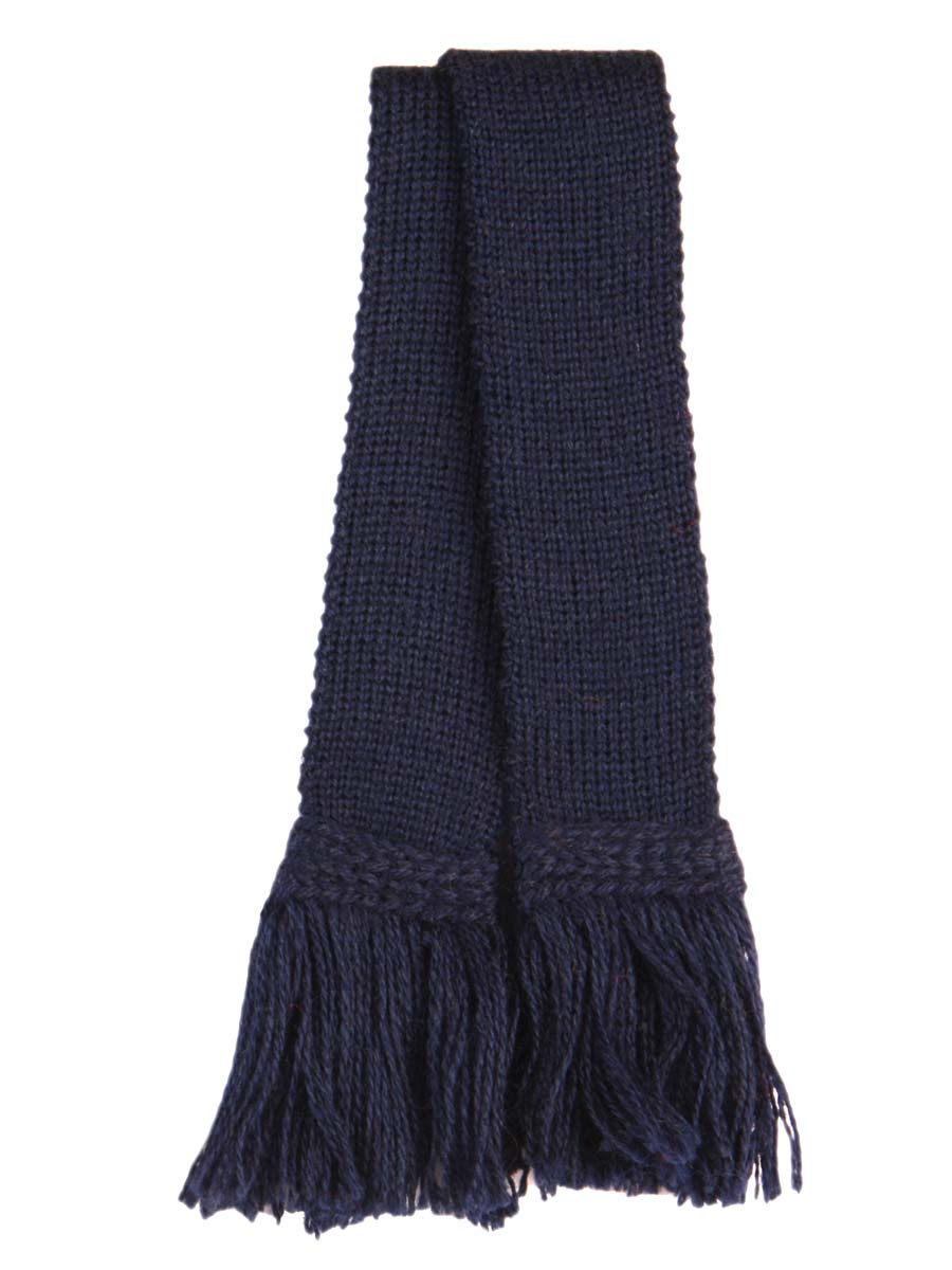 Plain Navy Garter Ties