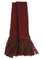 Two-Tone Burgundy & Spruce Garter Ties