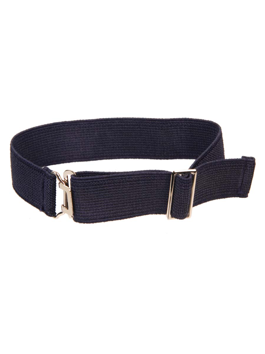 Heavy Gauge, Fully Adjustable Elasticated Sock Garters, Navy