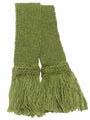 Plain Moss Green Garter Ties