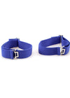 Royal Blue, Soft Elasticated Fully Adjustable Sock Garters