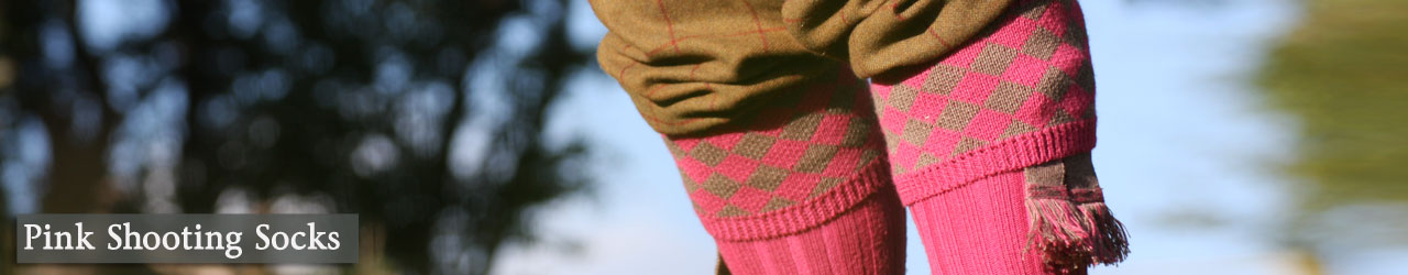 Pink Shooting Socks Pink Shooting Socks