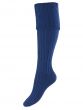 The Lady Glenmore Knitted Boot Sock - Mid Blue