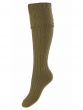 The Lady Glenmore Knitted Boot Sock - Dark Olive