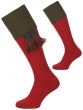 Brick Red & Spruce Green Lomond Shooting Sock