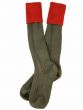 Loden and Brick Red Children's Lomond Shooting Sock